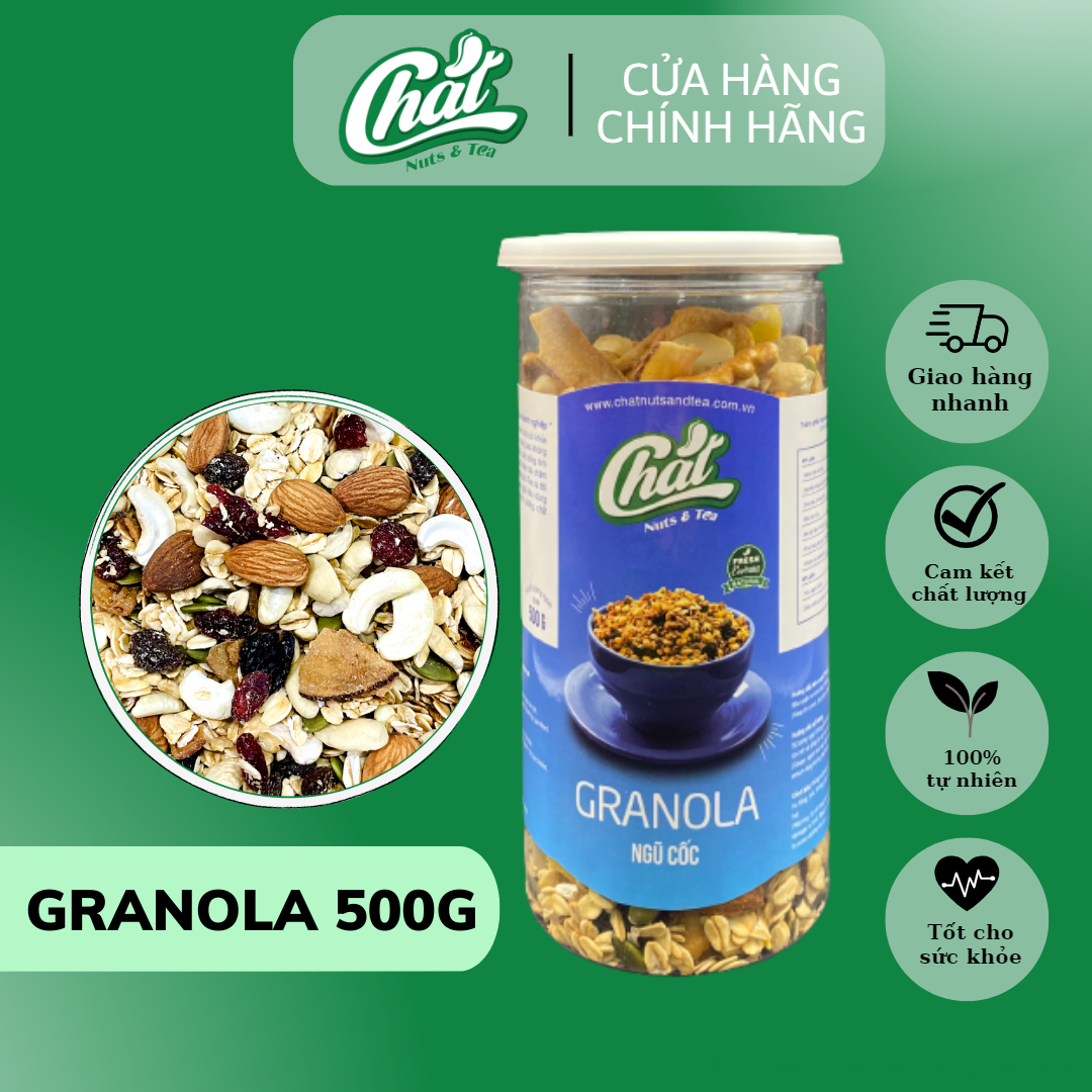 Ngũ cốc granola 500g 15% yến mạch